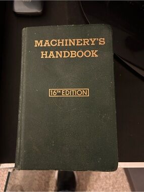 🆕 Machinery's Handbook 16th Edition - Green Pocket Reference • Vintage • Rare